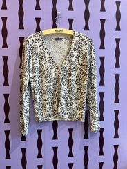 casaqueto animal print dte botões