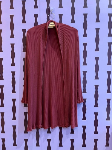 cardigan lg canelado